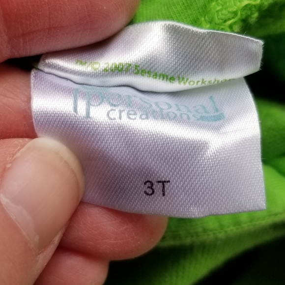 "Zachary" ln Sesame Street personalized Oscar hoodie 3T - Picture 5 of 9